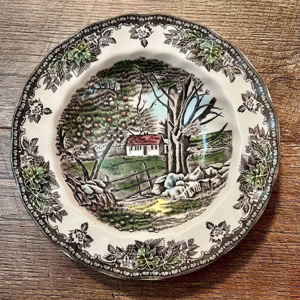 NWT Johnson Brothers Friendly Village Soup Bowl 8.75”